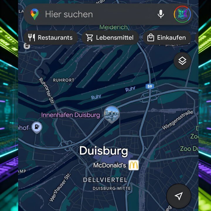 Google Maps Duisburg Innenhafen McDonald's DigiAds44