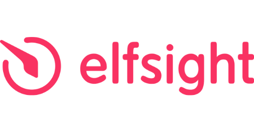 Elfsight-Logo in Rot mit Tachonadel-Symbol als Lösung von DigiAds44