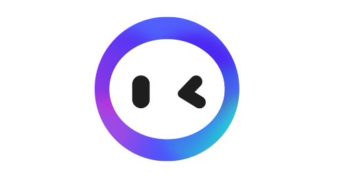 Monica AI Logo Code Symbol für universelle Produktivitäts KI