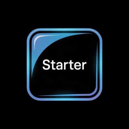 Günstige Homepage erstellen IONOS Starter Plan DigiAds44 - Blaues Button Design