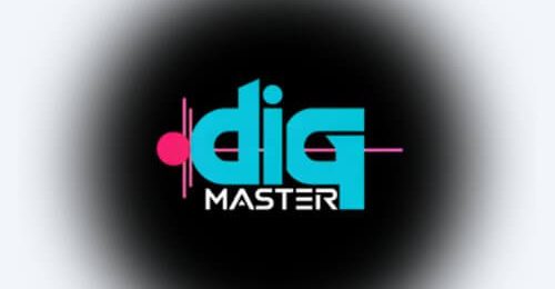 Dig Master Projekt Logo – Der Künstlername von Dennis Dickmann für individuelle Musikproduktionen bei DigiAds44