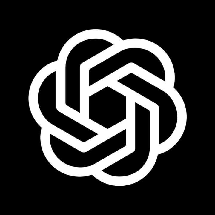 ChatGPT Logo - Verflochtener Kreis/Hexagon