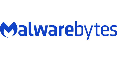 Malwarebytes Logo mit blauem M - Malware Cyber-Schutz