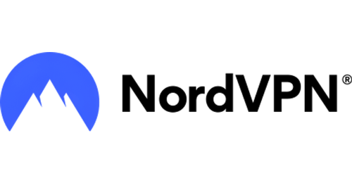NordVPN Logo mit Berg-Motiv - VPN Cyber-Schutz