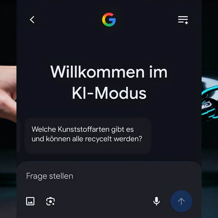 Google KI-Modus Recycling-Frage DigiAds44